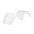 PIP 252-FX-0001 One Size Fits Most Clear 100% Vinyl Universal Flex Sideshield