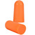 PIP Mega Bullet Plus 267-HPF810 One Size Fits Most Orange 33 dB Disposable Soft Ear Plugs