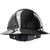 PIP Wolfjaw 280-HP1471R-11 Non-Vented Full Brim One Size Fits Most Black Carbon Fiber Smooth Dome Hard Hat