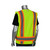 PIP Solid/Polyester Two-Tone Solid Tricot Surveyor's Style Safety Vest (302-0500S)
