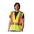PIP 302-0600D Polyester Two-Tone Mesh Safety Vest