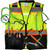 PIP 302-0670T Polyester Two-Tone Tethering Safety Vest
