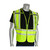 PIP 302-PSV-BLK Black Polyester Public Safety Vest