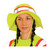 PIP 350-RANGER One Size Fits Most Hi-Vis Yellow Full Brim Ranger Hat