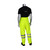PIP VizAR 355-2501AR 14 Cal Hi-Vis Yellow 100% Cotton/Polyester Heavy Duty Waterproof Breathable Flame Resistant Rain Bib Overall