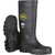 PIP Boss Footwear 383-820 Black PVC Slip-On Over-the-Sock Full Safety Steel Toe and Midsole Boot