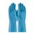 PIP Assurance 48-L185B Blue Latex Pinked Unsupported Chemical Resistant Gloves