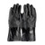 PIP ChemGrip 57-8630R Straight Neoprene Coated Large Black Neoprene Chemical Resistant Gloves