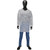 PIP USK-065 One Size Fits Most White Polyethylene Disposable SBP Smock Apron