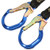 3M DBI-SALA 1246525 ShockWave Arc Flash 100% Tie-Off Stretch Web Shock-Absorbing Twin-Leg Lanyard, 6 ft