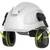 HexArmor 17-16001 K-Series Ceros K2C 25 dB Hard Hat Mounted Black Cup Slot-Adapted Earmuff - 1 Pair