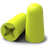 HexArmor 18-11001 accuFit 32 dB Yellow Polyurethane Foam Disposable Earplug