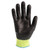 HexArmor 2060 Helix Lime Cuff/Black Palm HPPE/Steel and Fiberglass A9 Cut Level Safety Gloves - 12 Pair