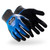 HexArmor 2065 Helix Black Cuff/Blue Palm HPPE/Fiberglass A4 Cut Level Cut-Resistant Gloves - 12 Pair