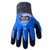 HexArmor 2065 Helix Black Cuff/Blue Palm HPPE/Fiberglass A4 Cut Level Cut-Resistant Gloves - 12 Pair