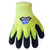 HexArmor 2077 Helix Lime Cuff/Black Palm Acrylic and Fiberglass A6 Cut Level Cut-Resistant Gloves - 12 Pair