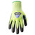 HexArmor 3060 Helix Hi-Vis Green/Black HPPE/Metal Fiber Shell A9 Cut Level Dipped Palm Coating Cut-Resistant Gloves - 12 Pair