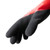 HexArmor 3070W Helix Black/Red Polyester Shell A3 Cut Level Cold Weather Work Gloves - 12 Pair