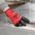 HexArmor 3070W Helix Black/Red Polyester Shell A3 Cut Level Cold Weather Work Gloves - 12 Pair