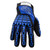 HexArmor 4024 Chrome Series Black/Blue SuperFabric A8 Cut Level Cut-Resistant Gloves - 12 Pair