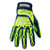 HexArmor 4027 Chrome Series Hi-Vis Yellow/Navy Blue/Lime/Blue SuperFabric A8 Cut Level Cut-Resistant Gloves - 12 Pair