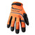 HexArmor 4074 Chrome SLT Oasis Orange/Gray Synthetic Leather A5 Cut Level Cut-Resistant Gloves - 12 Pair