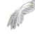 HexArmor 4081 Chrome Series White/Lime/Gray Goatskin Leather A8 Cut Level Cut-Resistant Gloves - 12 Pair