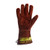 HexArmor 5051 HeatArmor Brown/Brown Cowhide Leather A3 Cut Level Welding Gloves - 12 Pair