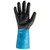 HexArmor 7071 HexChem Black/Blue/Yellow Nitrile A4 Cut Level Cut-Resistant Gloves - 12 Pair