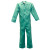 Stanco FR685 Cotton 9 oz Green Standard Jumpsuit Style Coverall - Each