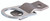 Guardian 00360 2-Hole D-Ring Anchor Plate