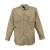 Stanco US7412TN Style 412 8.7 Cal Tan UltraSoft® Cotton/Nylon Deluxe Style Button-Up Shirt - Each