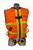 Guardian 02105 Hi-Viz Orange Construction Tux Harness
