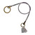 KStrong UFA71010 5/16 in Galvanized Steel Wire Cable Sling with Large & Small O-Ring - Each