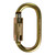 KStrong UFC401101 0.67 in 3600 lb Oval Shaped Quarter Turn Locking Carabiner - Each