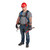 KStrong Kapture Essential+ UFH16231GP Polyester 5-Point Full Body Harness - Each
