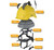 Bullard CEN10 Climbing 6-1/2 - 8 in Vented Safety Helmet