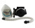 Bullard EVAPAN6 EVA Series Rechargeable Lithium 7-8.5 cfm Loose Fitting Powered Air-Purifying Facepiece Respirator System - Each