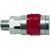 Bullard S16191 Industrial Interchange QD Coupler x NPT 1/2 x 3/8 in Quick-Disconnect Coupler - Each