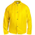 Louisiana Professional Wear 200SCJ Yellow PVC Coated Nylon Industrial Waterproof Protective Rain Jacket - Each