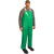Louisiana Professional Wear 250BTR Kelly Green PVC/Polyester/PU Industrial Waterproof Protective Bib Trouser - Each