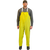 Louisiana Professional Wear 400BTR Yellow Polyurethane/Nylon Industrial Waterproof Protective Bib Trouser - Each
