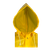 Louisiana Professional Wear 440HOD Spanish Yellow Thermoplastic Polyurethane/Nylon Industrial Waterproof Protective Rain Hood - Each