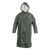Louisiana Professional Wear 600AHC Dark Green PVC/Non-Woven Polyester Industrial Waterproof Protective Raincoat with Attached Hood - Each