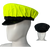 Louisiana Professional Wear 910CCV Fluorescent Yellow/Black Nylon/Polyurethane Waterproof Reversible Officer's Cap Cover - Each