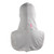 MAJFIRE BCA PINK RIB BACK PAC II White Nomex Blend 21 in Long Notched Shoulder Bib Protective Hood - Each