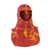 MAJFIRE FLAME PAC II Red/Orange/Yellow and White Tie Dye Nomex Blend 21 in Long Notched Shoulder Bib Protective Hood - Each