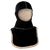 MAJFIRE PBI _PAC II Black Outer/Light Brown Inner 20% PBI/80% Lenzing FR 21 in Long Notched Shoulder Bib Protective Hood - Each