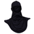 MAJFIRE PBI BLK GOLD / PBI PAC IX Black PBI (20% PBI/80% Lenzing FR) 22 in 2-Ply Head/2-Ply Apron Firemen Protective Hood - Each