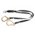 Safewaze 023-2098 Arc Flash 6′ Energy Absorbing Lanyard: 12’FF, Aramid, Dual Leg, Tower Rebar Hook - Each